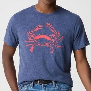J.crew factory crab graphic tee size medium like new